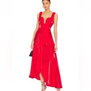 Revolve Red Yaura Anjola dress